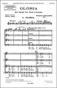 Gloria SATB Vocal Score cover